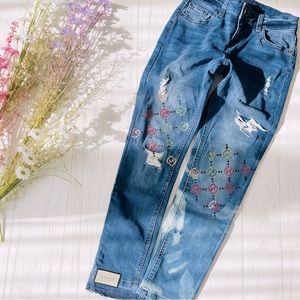 One Of Customized Design Denim Jeans Tween Gift idea